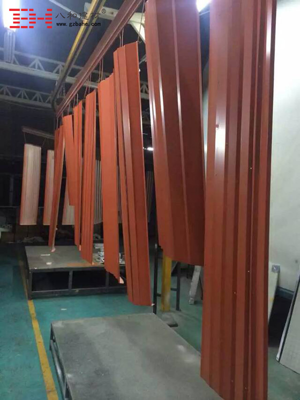 【藝術墻】廣州項目藝術墻面異型鋁單板即將展示